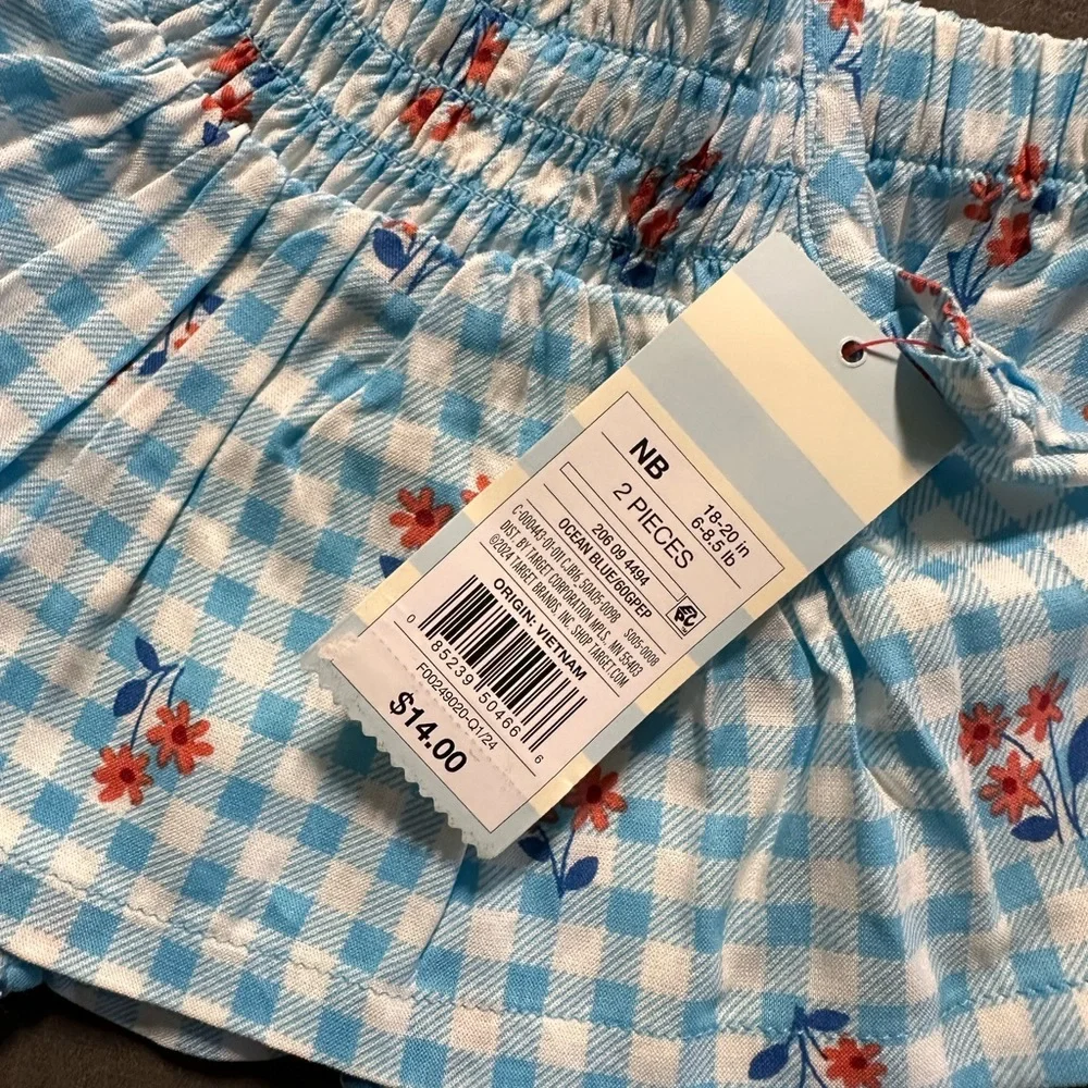 Carter's Matching Sets Blue and Green Summer Collection newborn lot - Picture 8 of 8